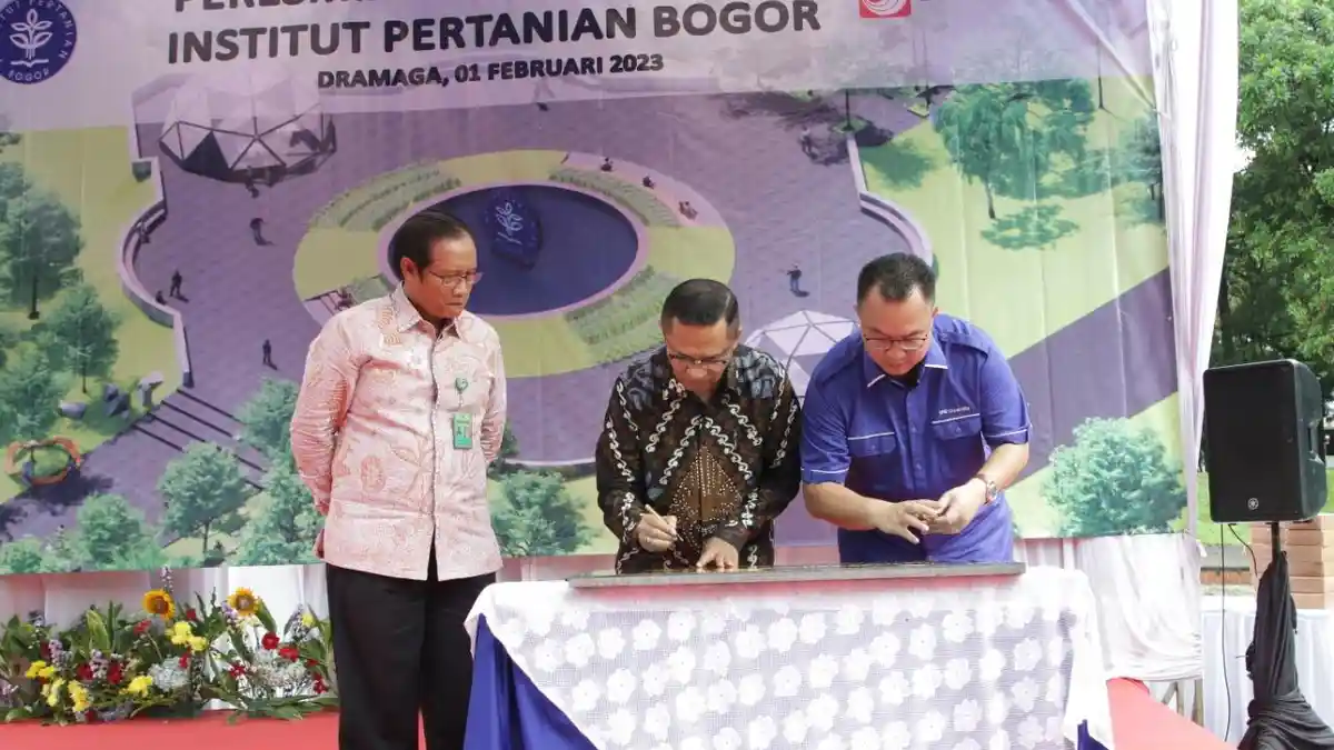 Sinar Mas dan IPB Kembangkan Kampus Hijau Lewat Taman Plaza Inovasi