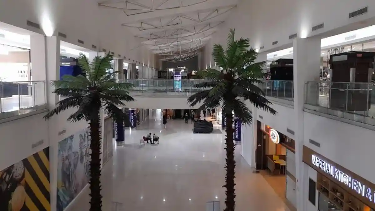 Bak Kota Mati, Begini Suasana di Mall of Serang Saat PPKM Level 4