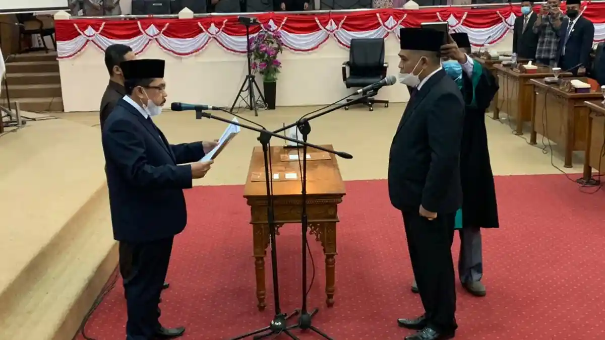 Gantikan Almarhum H Syaifudin, Hasbi Jadi Anggota DPRD Tanjabbar