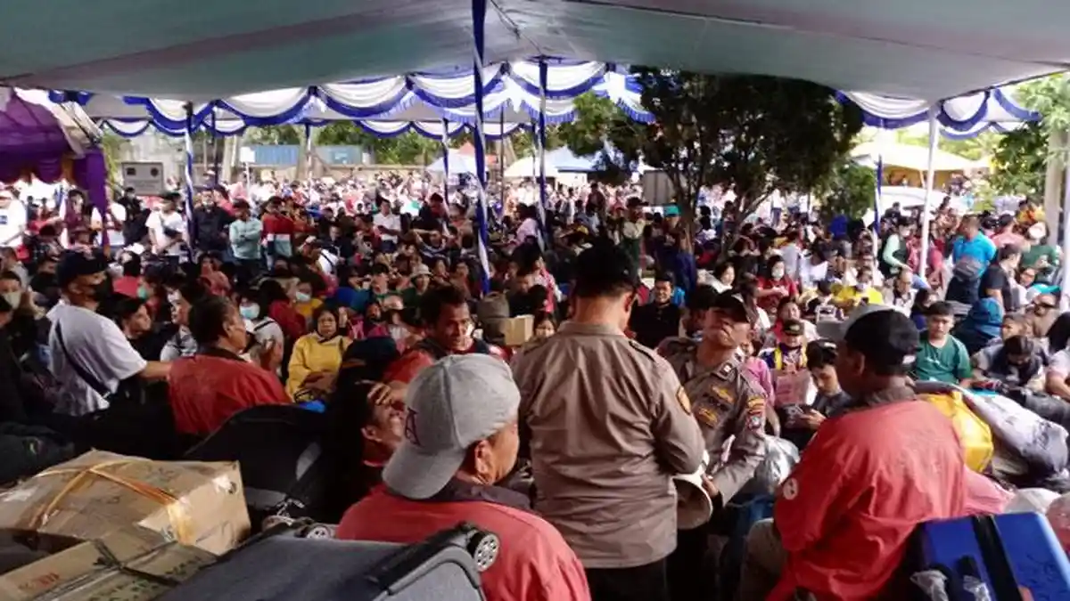 3.572 Mudik dari Batam ke Medan Pakai KM Kelud