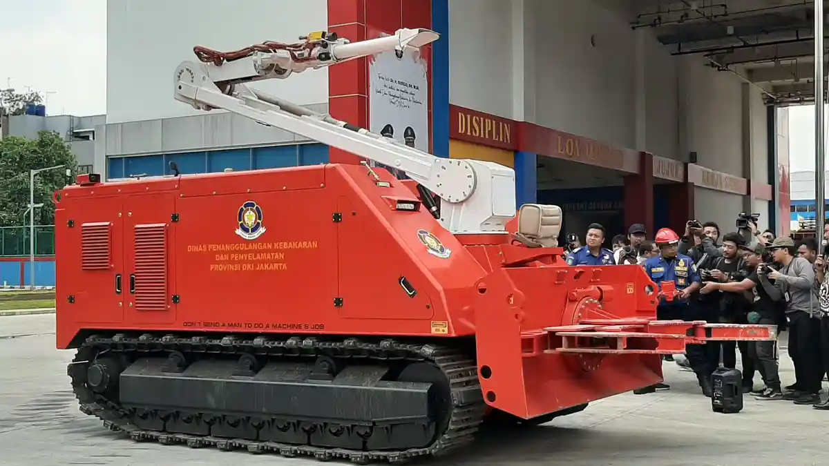 Mobil Robot Pemadam Api Seharga Rp 32 Miliar Buatan Kroasia, Berikut Spesifikasinya