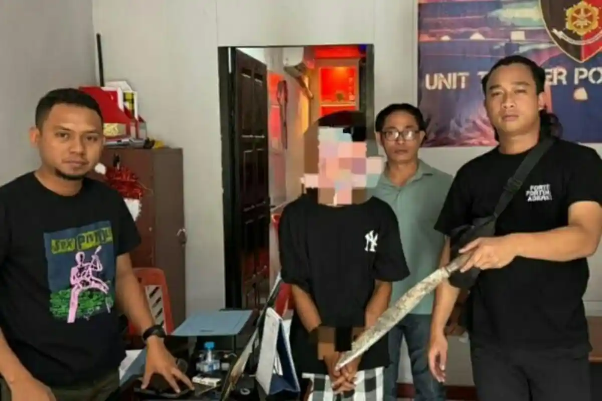 Serang Teman Kerja dengan Parang hingga Dapat Luka Serius, Remaja di Bitung Ditangkap Polisi