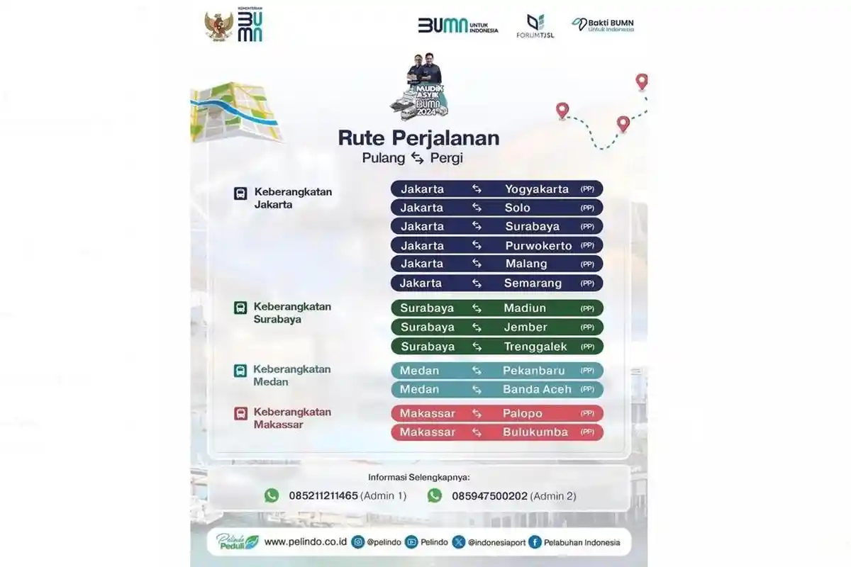 Mau Mudik Gratis Arah Bulukumba dan Palopo? Ini Cara Ikut Program SPJM