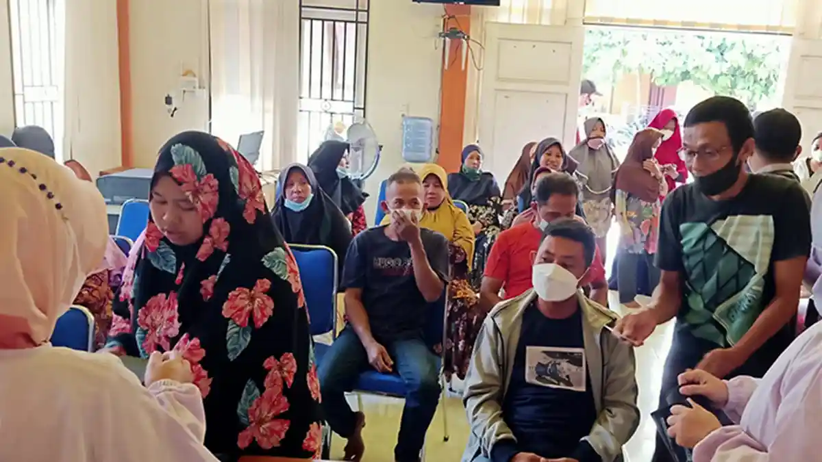 Vaksinasi di Desa Pasir Palembang Mempawah Timur Hampir Tembus 400 Orang