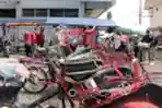 Satpol PP Tertibkan PKL Pasar Johar Semarang