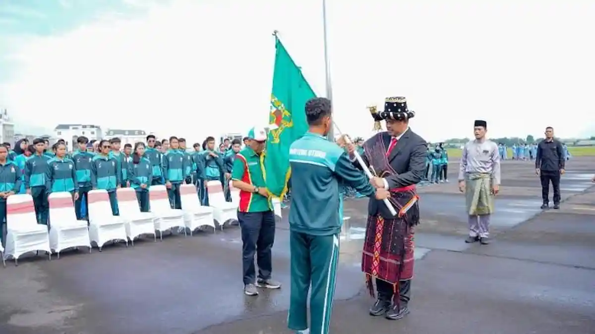 200 Atlet PON asal Medan Dilepas Wali Kota Bobby Nasution, Berharap Raih Hasil Terbaik