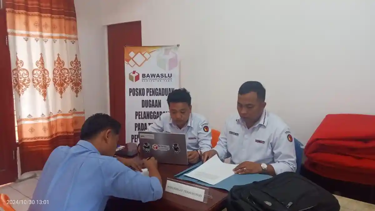 Paslon Nomor Urut 1 Pilkada Toba Dilaporkan Terkait Pelanggaran, Bawaslu: Esok Kesimpulannya