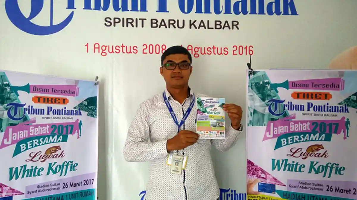 Konsep Berbeda Dihadirkan Pada Tribun Pontianak Jalan Sehat 2017 Bersama Luwak White Koffie