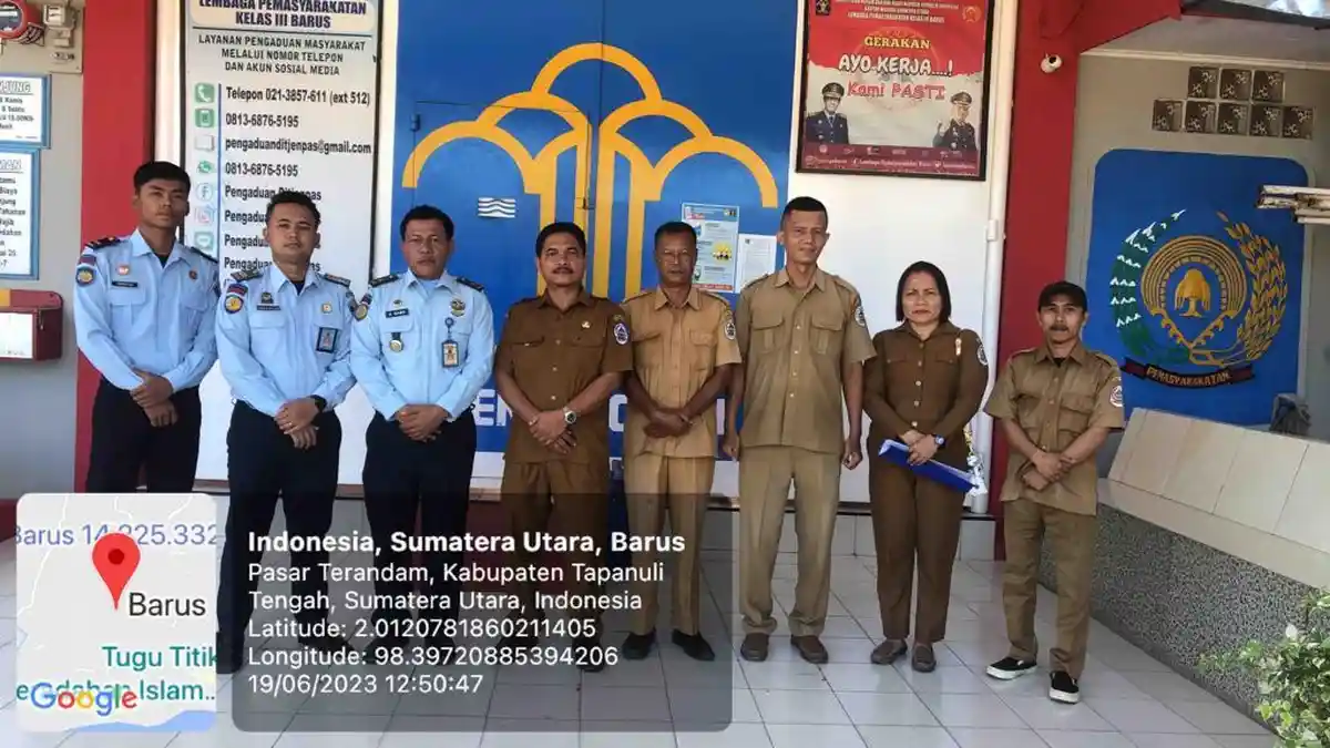 Bentuk Lembaga Pelatihan Kerja, Lapas Barus Kemenkumham Sumut Sambangi Disnaker Tapanuli Tengah