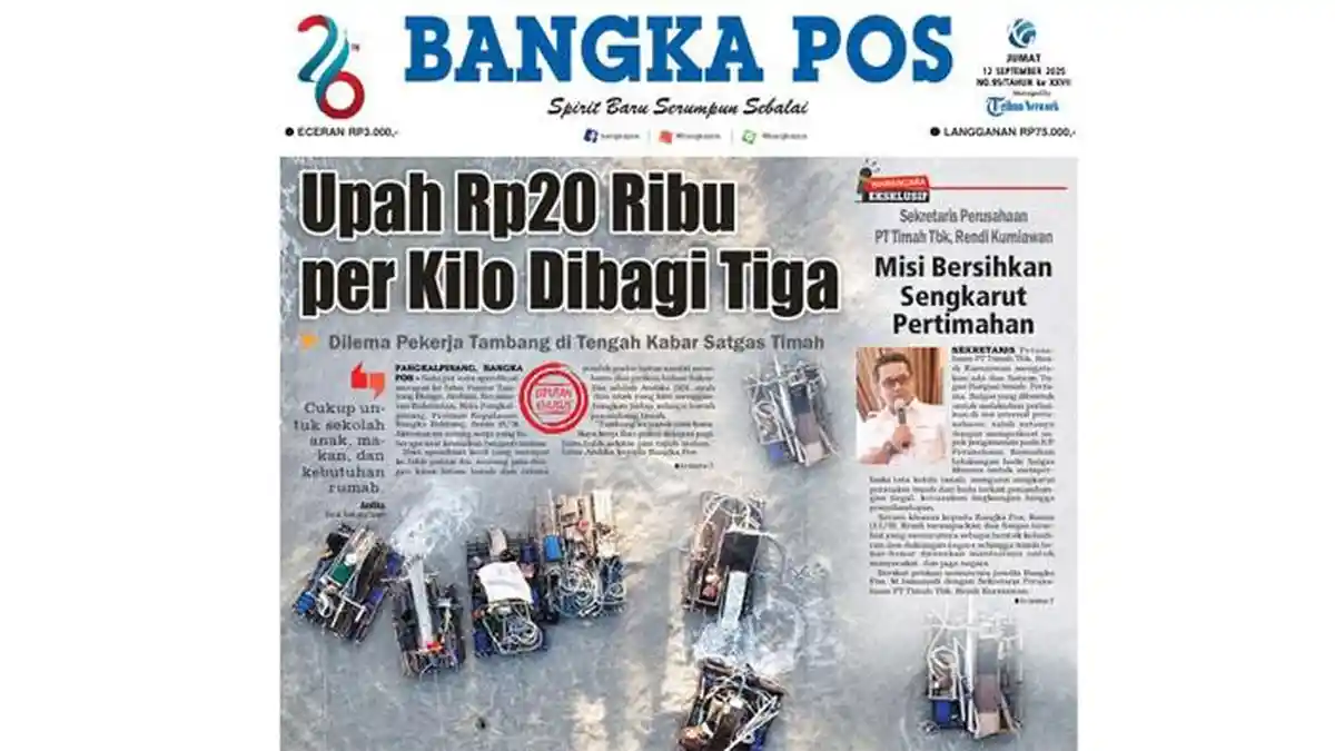 Dua Satgas Timah di Babel: Misi Bersihkan Sengkarut Pertimahan Nasional