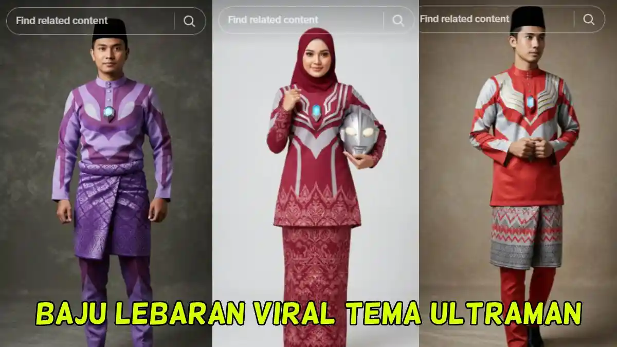 Berniat Pesan? Desainer Ini Viral Rilis Baju Lebaran 2025 Bertema Ultraman
