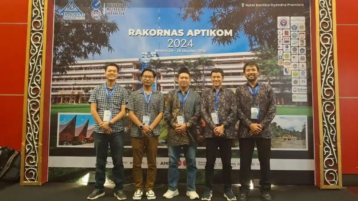 Prodi Informatika UIN Saizu Purwokerto Ikuti Rakornas Aptikom 2024 di Medan