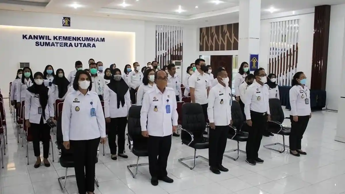 Jelang KTT G20, Kanwil Kemenkumham Sumut Ikuti Doa Bersama Secara Virtual Dengan Sekretaris Jenderal
