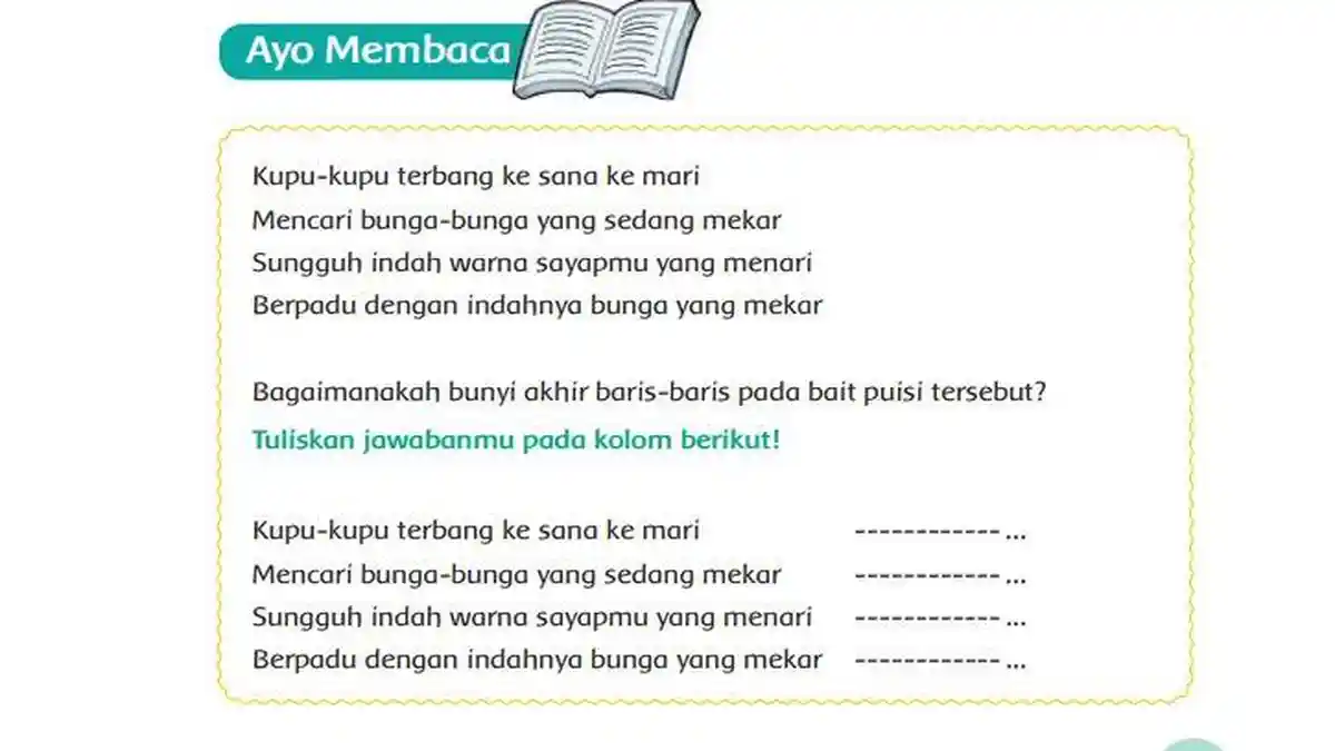 Kunci Jawaban Tema 6 Kelas 4 SD Halaman 17 Kurikulum 2013: Ayo Membaca