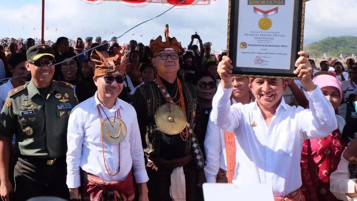 Merayakan Sumpah Pemuda Lewat Tarian Kolosal di Perbatasan