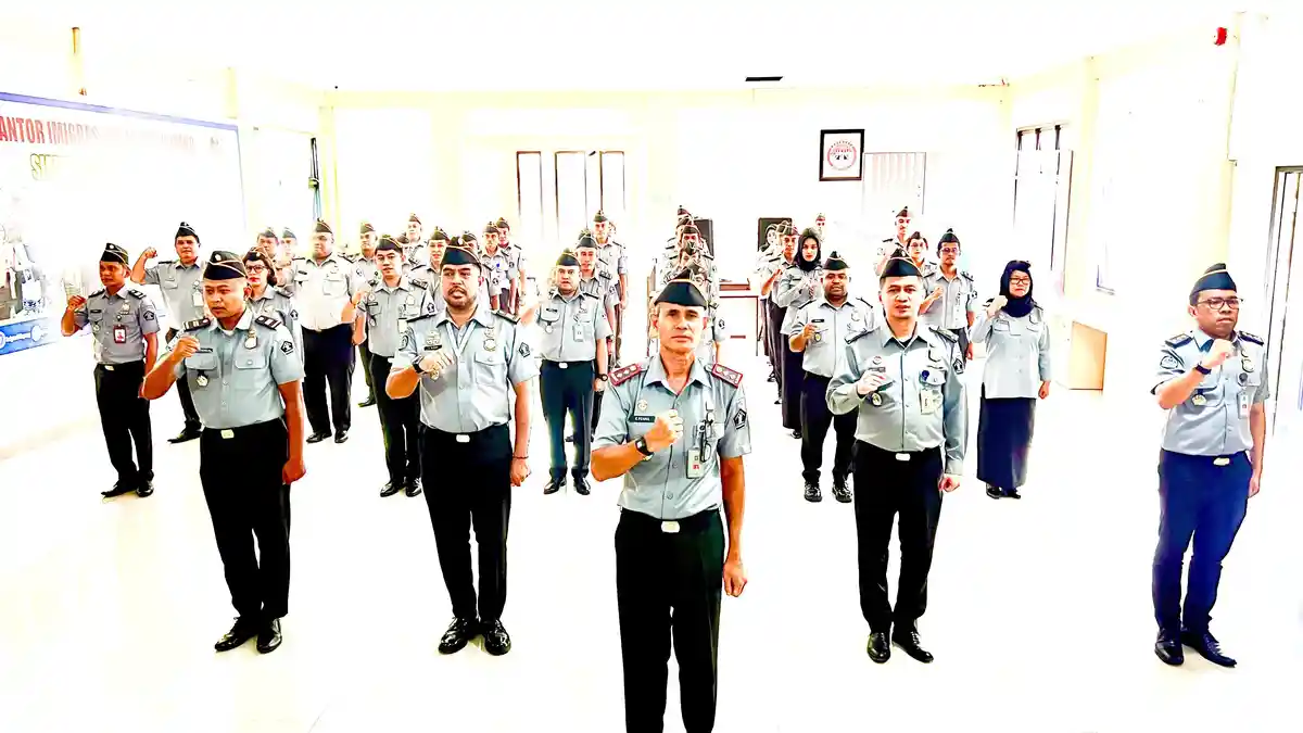 Pencanangan Zona Integritas Kanim Kupang, Upaya Ciptakan Iklim Kerja yang Bersih dan Transparan
