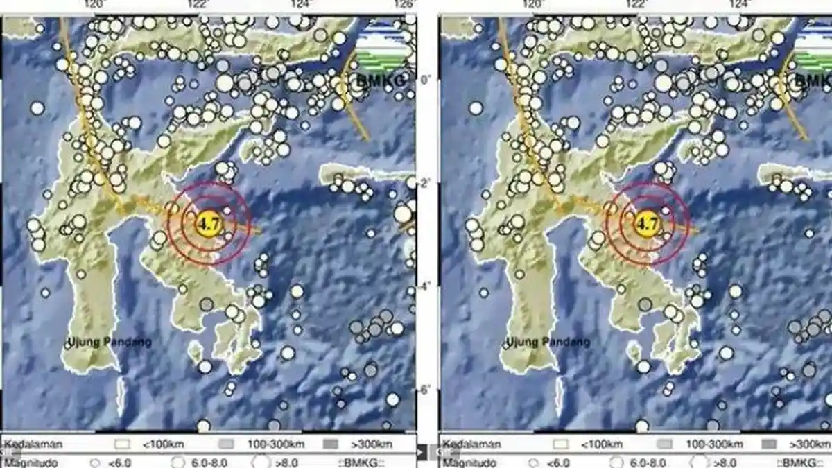 Morowali Sulteng Diguncang Gempa Magnitudo 4,7