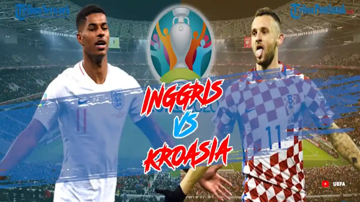 SUSUNAN Pemain Inggris vs Kroasia EURO 2021 Malam Ini Lengkap Link Update Skor