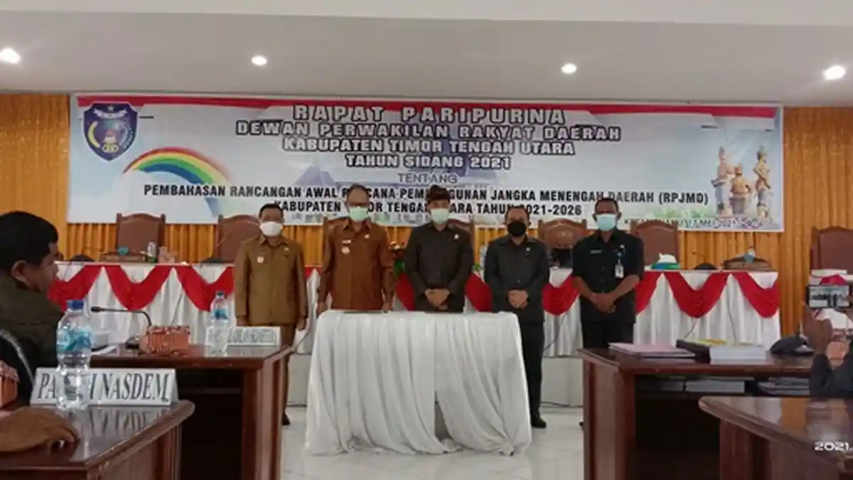 Hari Pertama Kerja, DPRD Gelar Rapat Paripurna Pembahasan Rancangan Awal RPJMD Pemkab TTU