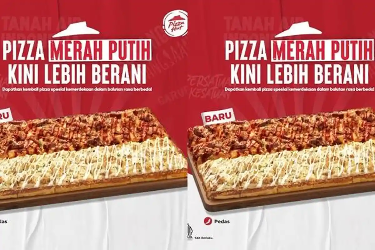 Semarakkan Hari Kemerdekaan, Pizza Hut Keluarkan Menu Merah Putih Hingga Akhir Agustus