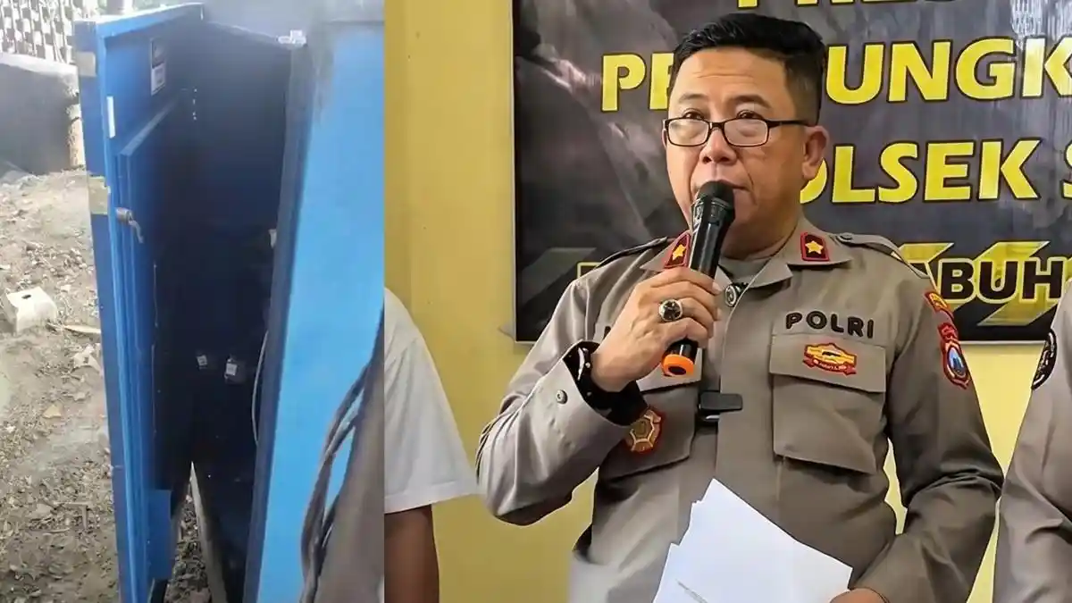 Polsek Semampir Tangkap Pencuri Komponen Lampu Lalu Lintas di Surabaya - Surya.co.id