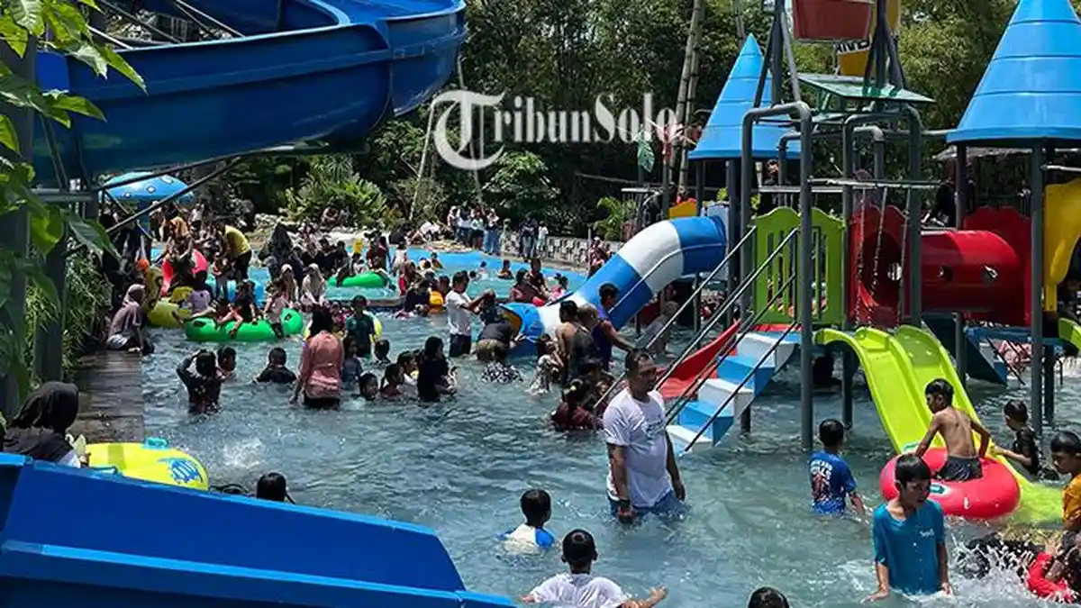 Membludak, Pengunjung Wisata Sendang Kun Gerit Sragen Capai 26.143 Orang saat Libur Lebaran 2025