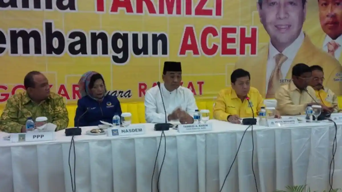 Golkar Deklarasikan Tarmizi Abdul Karim Sebagai Cagub Aceh