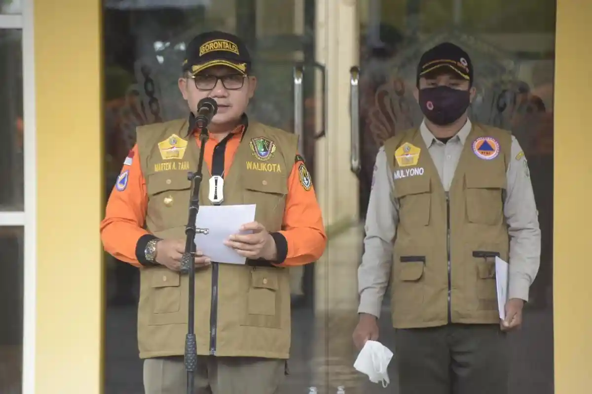 Wali Kota Gorontalo Minta BPBD Perketat PPKM dan Prokes