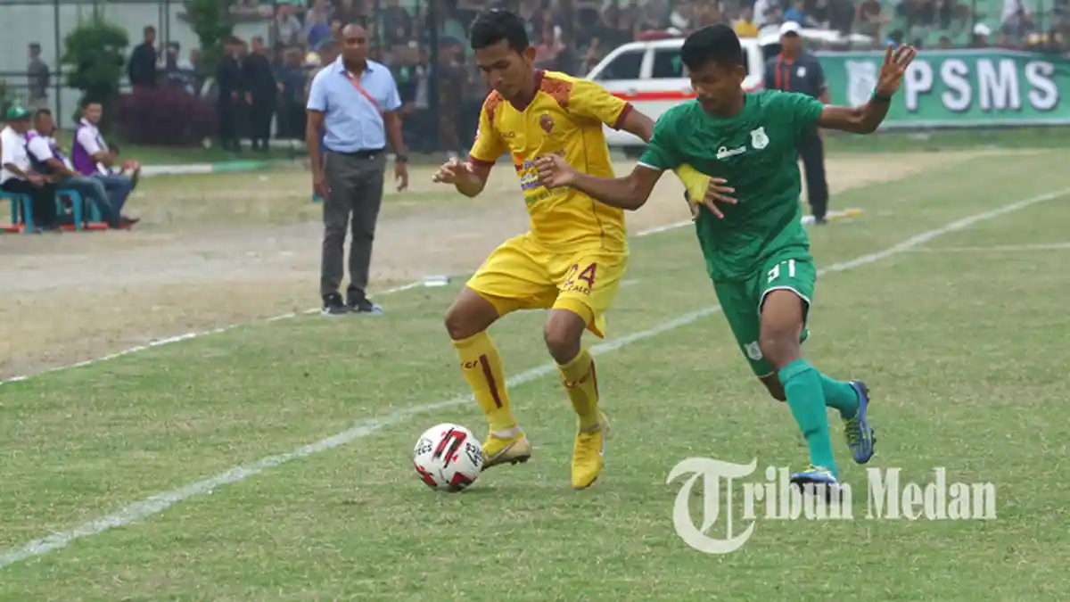 Babak Pertama, PSMS Tahan Imbang Sriwijaya FC