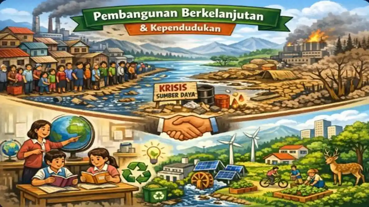 Contoh Soal HOTS Geografi Kelas 11 SMA Materi Bab 3 Lingkungan dan Kependudukan