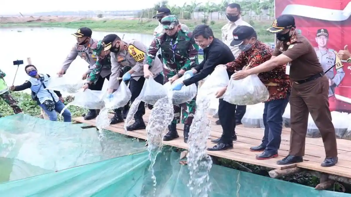 Kapolda Sumsel Launching Kampung Tangguh Nusantara di Ogan Ilir
