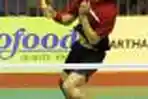 Aksi Taufik Hidayat Melaju ke Semifinal