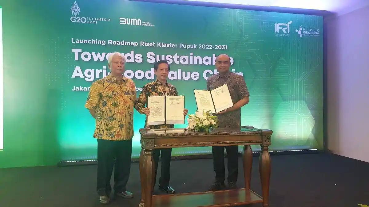 Pupuk Indonesia Luncurkan Roadmap Riset Klaster Pupuk 2022 hingga 2031 