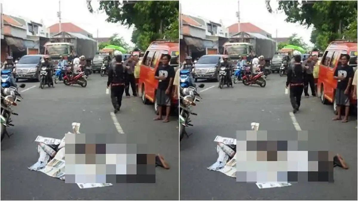 Kecelakaan Maut Tadi Pagi, Mahasiswa Tewas di Tempat, Teman Korban Menangis