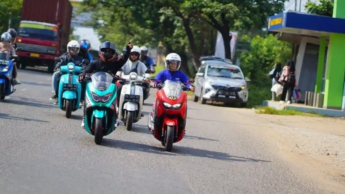 Jajal Ketangguhan Motor NMAX, Fazzio Hingga FreeGo ke Murung Batu Laba