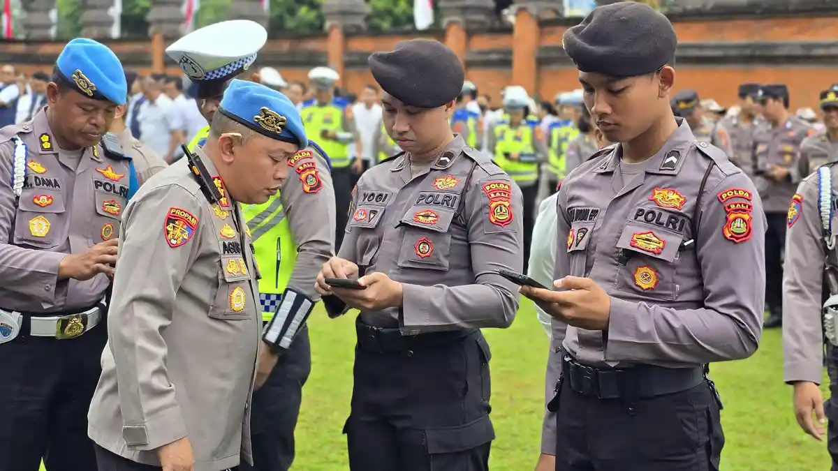 567 HP Personel Polda Bali Mendadak Diperiksa, Pastikan Tak Ada yang Main Judi Online!