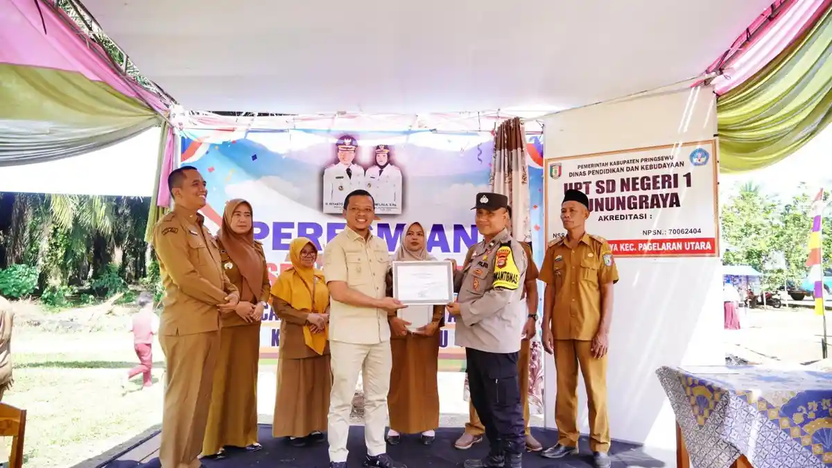 Aipda Dedi Antoni Wakafkan Tanah untuk Pembangunan SD di Pringsewu