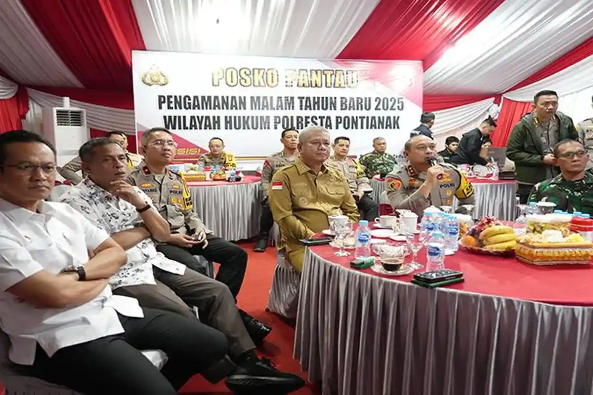 Pj Wako Pontianak Rayakan Tahun Baru dengan Sukacita, Tetap Jaga Kamtibmas