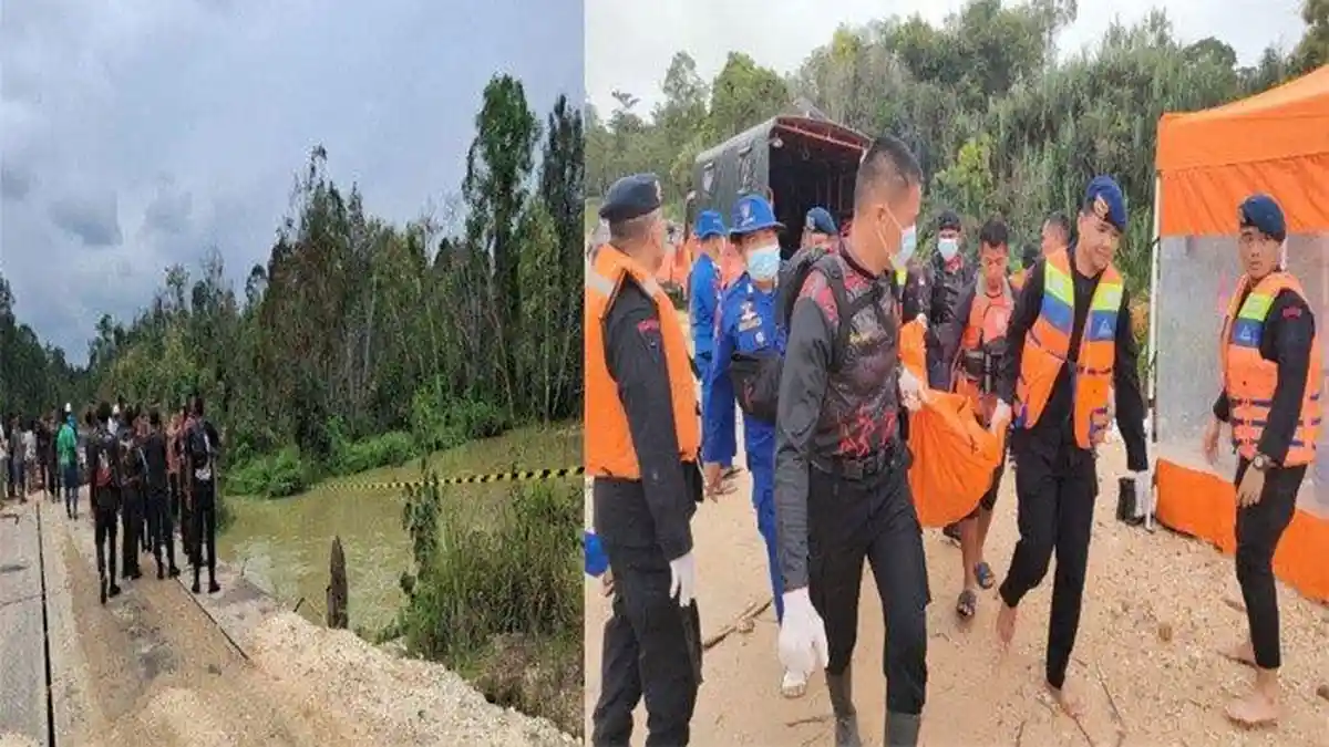 Identitas 15 Korban Tewas Kecelakaan Maut Truk Terjun ke Sungai Segati