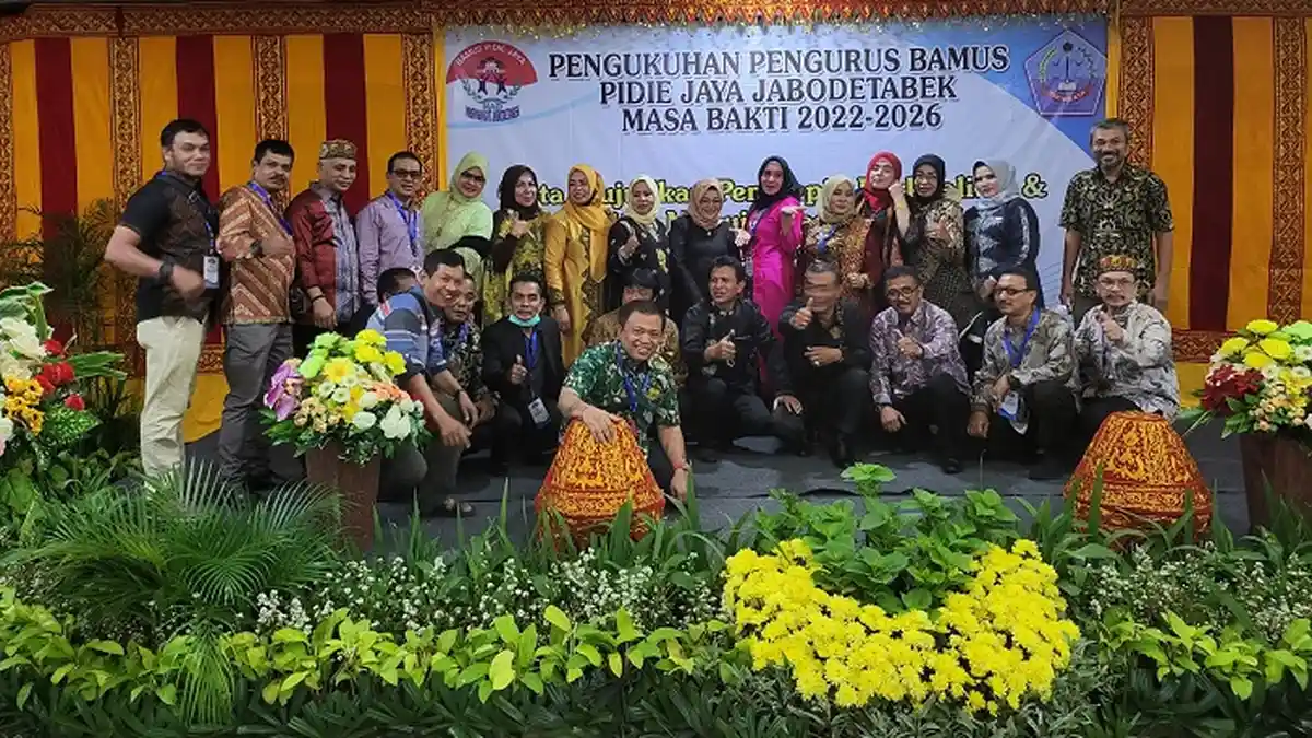 Pengurus Bamus Pidie Jaya Jabodetabek 2022-2026 Dikukuh, Ini Susunan Pengurus dan Pesan Wakil Bupati