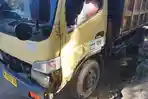 Kecelakaan di Depan SPBU Kersik Putih Tanahbumbu,  Pengendara Motor Ini Tabrak Truk Antrean Solar
