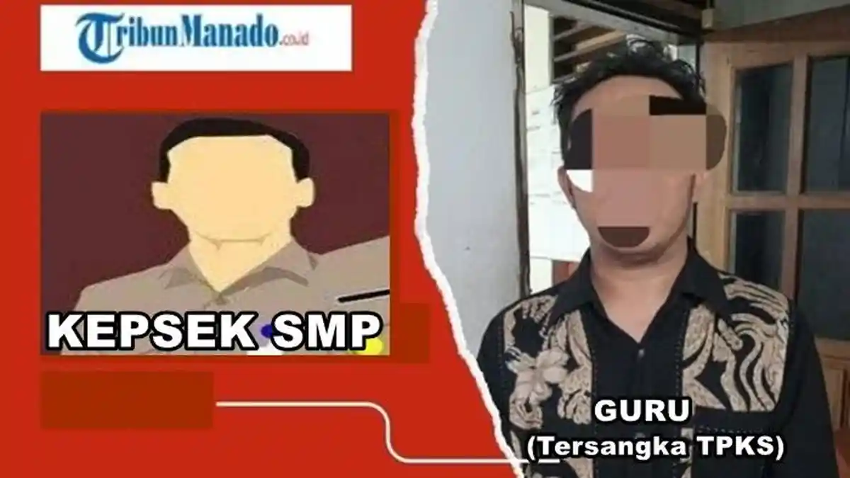 Oknum Kepsek SMP di Kota Bitung Sulut Tak Menduga Guru dan Siswinya Terlibat Kasus Rudapaksa