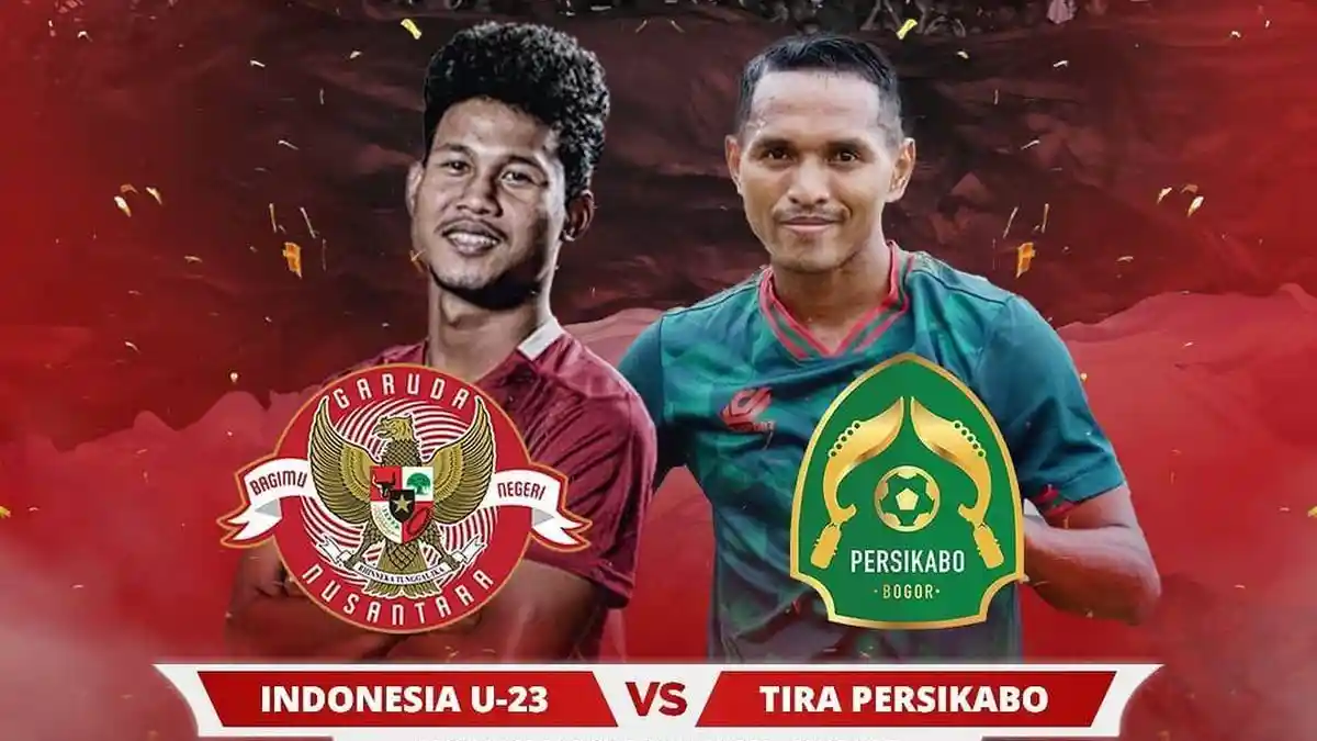 JADWAL TAYANG & Live Streaming Timnas Indonesia U-23 vs Tira Persikabo, Link Gratis Indosiar di Sini
