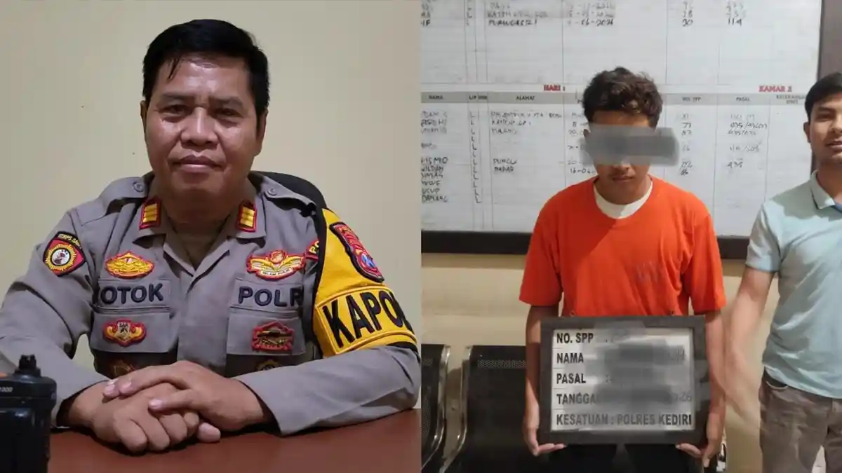 Hendak Bobol Rumah Warga di Ringinrejo Kediri, Pria 23 Tahun dan Anak 14 Tahun Diamankan Polisi