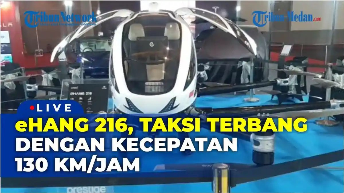 EHang 216 Ikut Mejeng di IIMS Hybrid 2021, Begini Keunggulan Taksi Terbang Listrik Ini