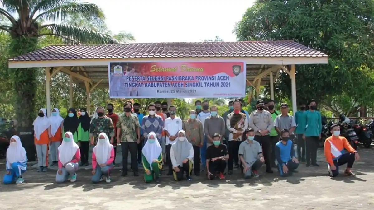 Ardiko dan Latifah Wakili Aceh Singkil dalam Seleksi Paskibra Tingkat Provinsi Aceh