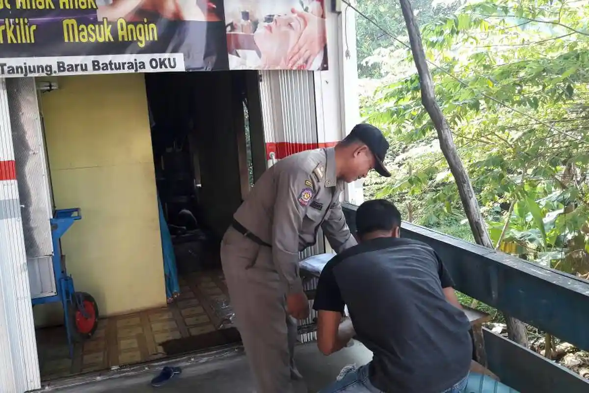 Panti Pijat di Baturaja Didatangi Pol PP, Ini yang Mereka Lakukan