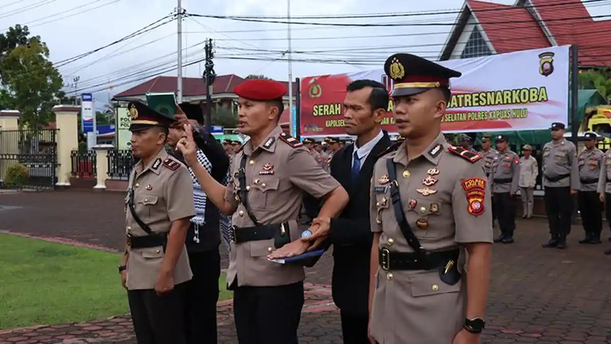 Kapolres Kapuas Hulu Mutasi Kasat Narkoba dan Kapolsek