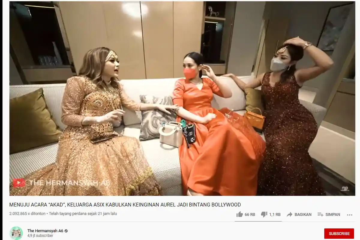 Aurel Diminta Lakukan Ini Jelang Hari Akad, Ayu Dewi Ungkap Dampaknya Bagi Catin: Biar Aura Keluar