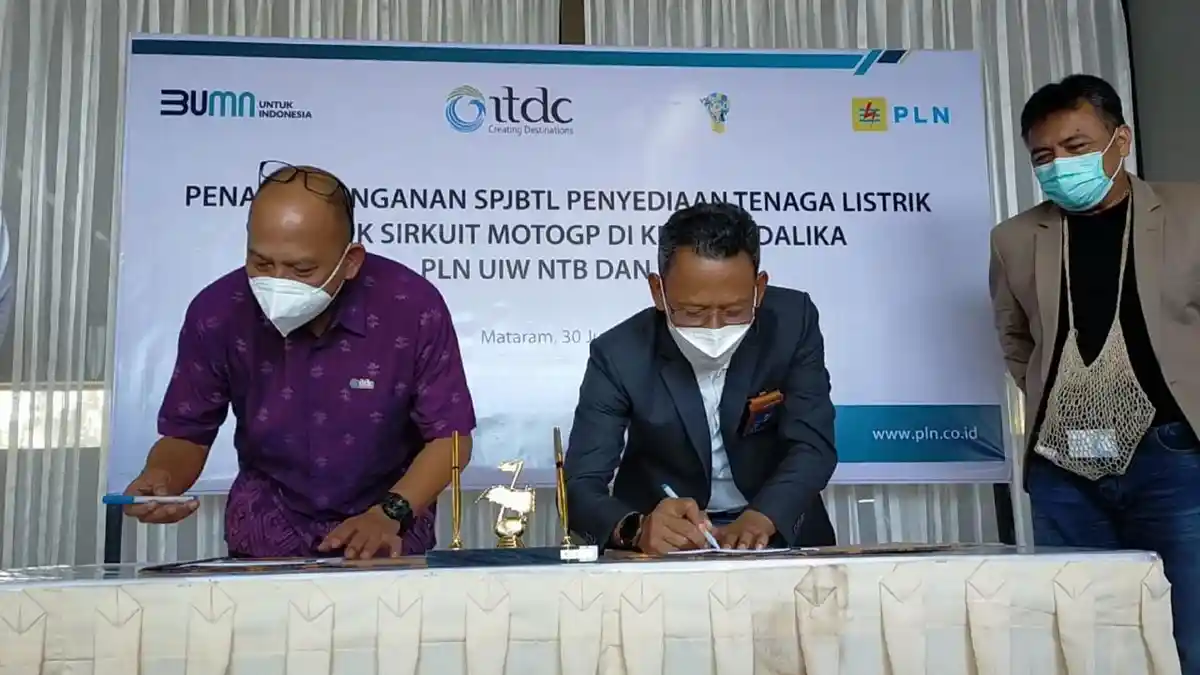 PLN Pasok Listrik 5,19 MVA untuk Balap MotoGP di Sirkuit Mandalika